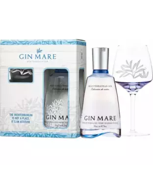 Gin Mare Glass Pack 42,7% 0,7L